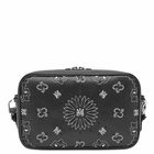 AMIRI Men's Bandana Messenger Bag in Black