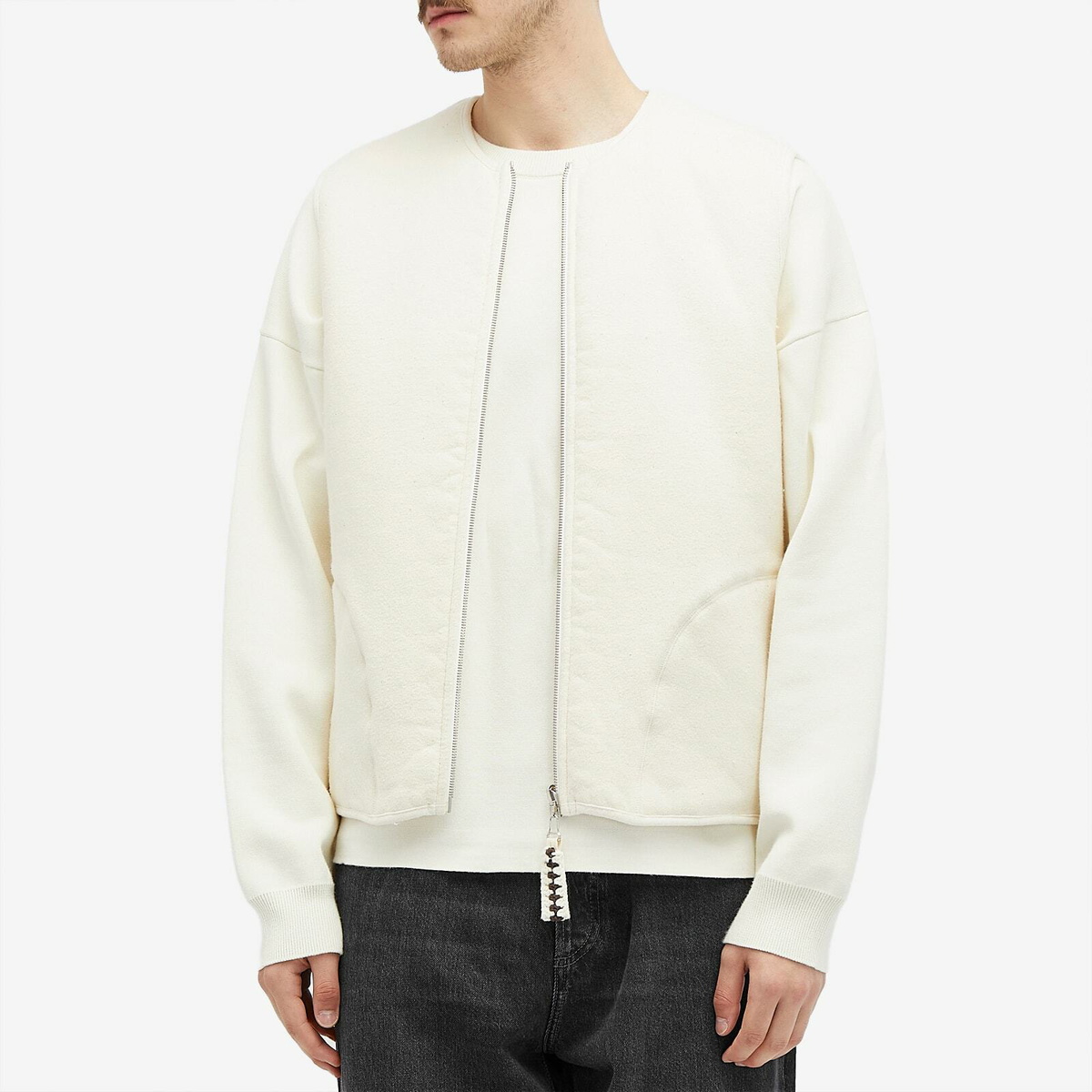 Jil Sander+ Men's Jil Sander Plus Reversible Sherpa Vest in