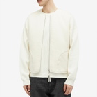 Jil Sander+ Men's Jil Sander Plus Reversible Sherpa Vest in Eggshell