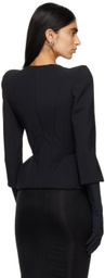 Mugler Black Curvy Jacket