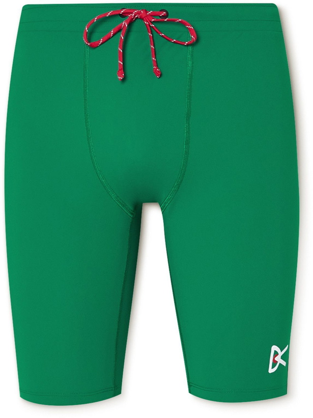 Photo: DISTRICT VISION - TomTom Recycled Compression Running Shorts - Green
