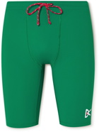 DISTRICT VISION - TomTom Recycled Compression Running Shorts - Green