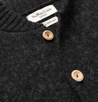 YMC - Brushed-Wool Cardigan - Men - Charcoal