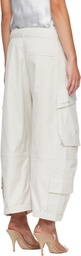 Acne Studios Beige Belt Cargo Pants