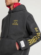 Gallery Dept. - Logo-Print Cotton-Jersey Hoodie - Black