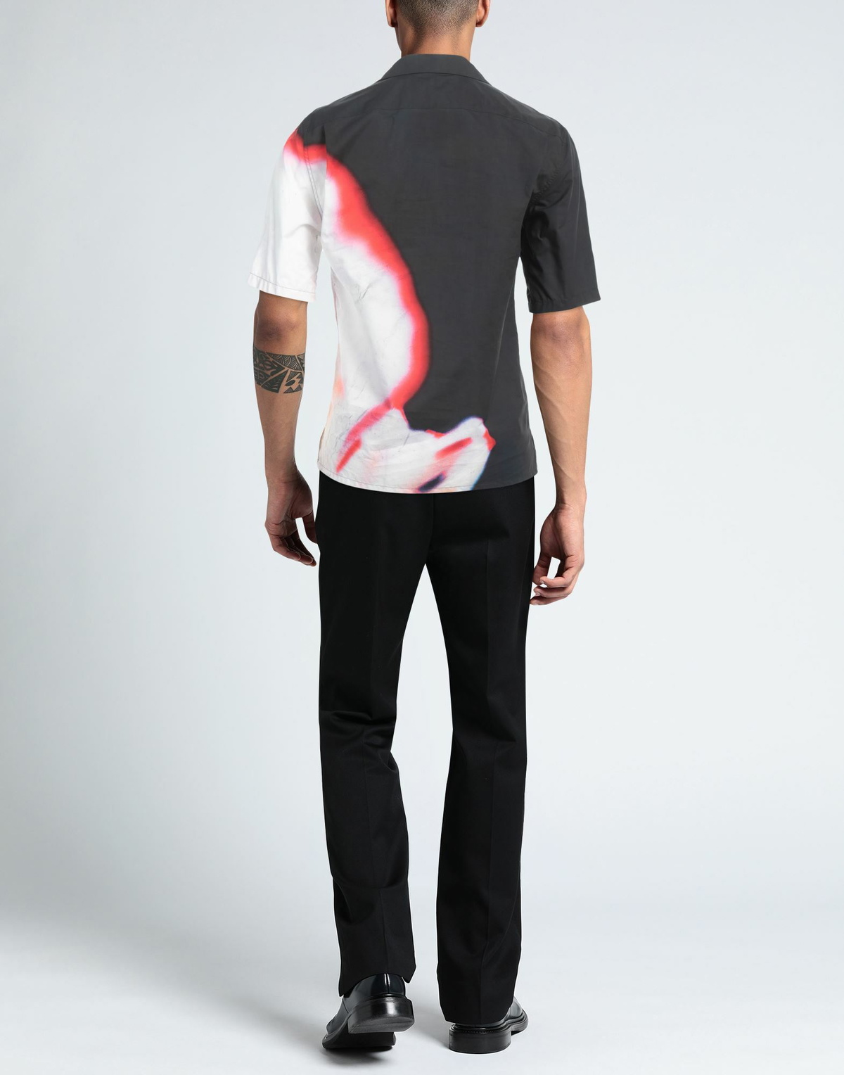 Mcqueen Mens Shirt in Black