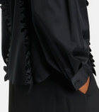 Noir Kei Ninomiya Ruffled cotton shirt