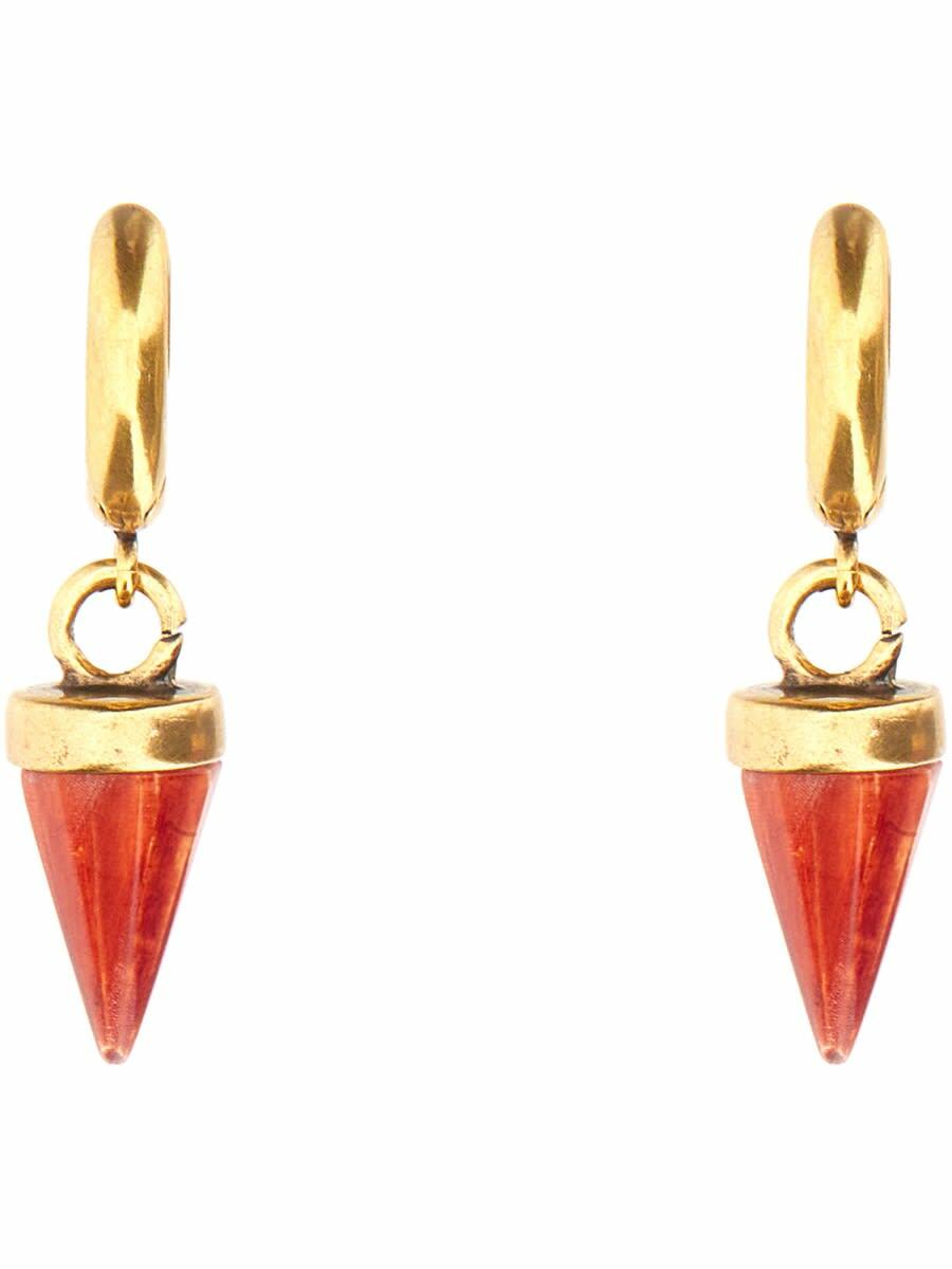 ISABEL MARANT Silver-Tone Melting Crystal Drop Earrings