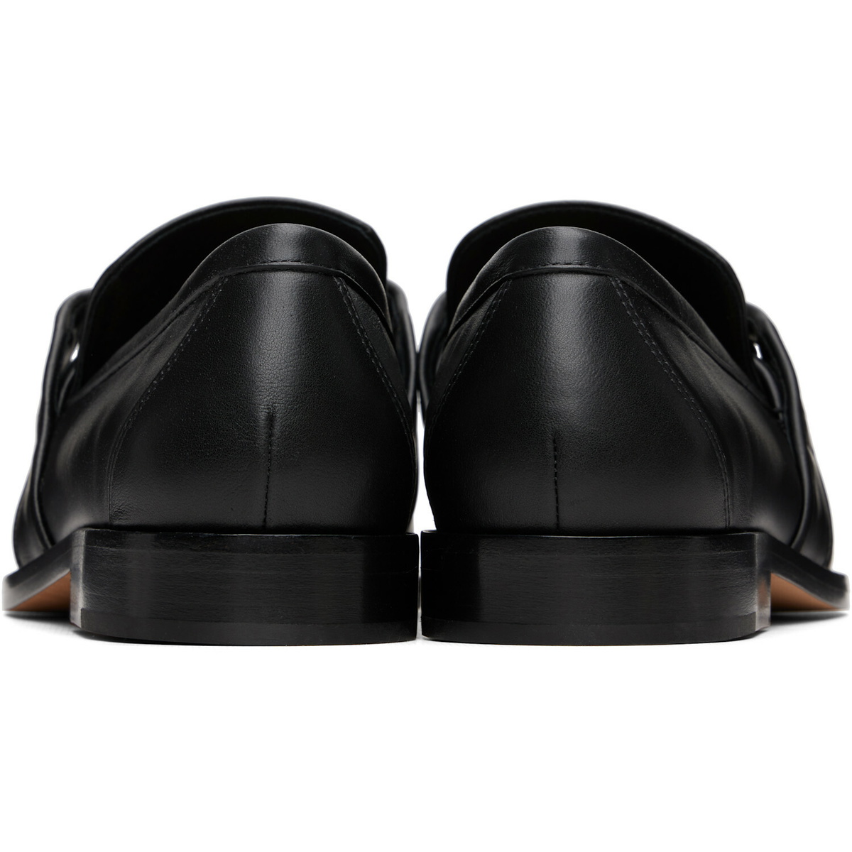 Bottega Veneta Black Astaire Loafers