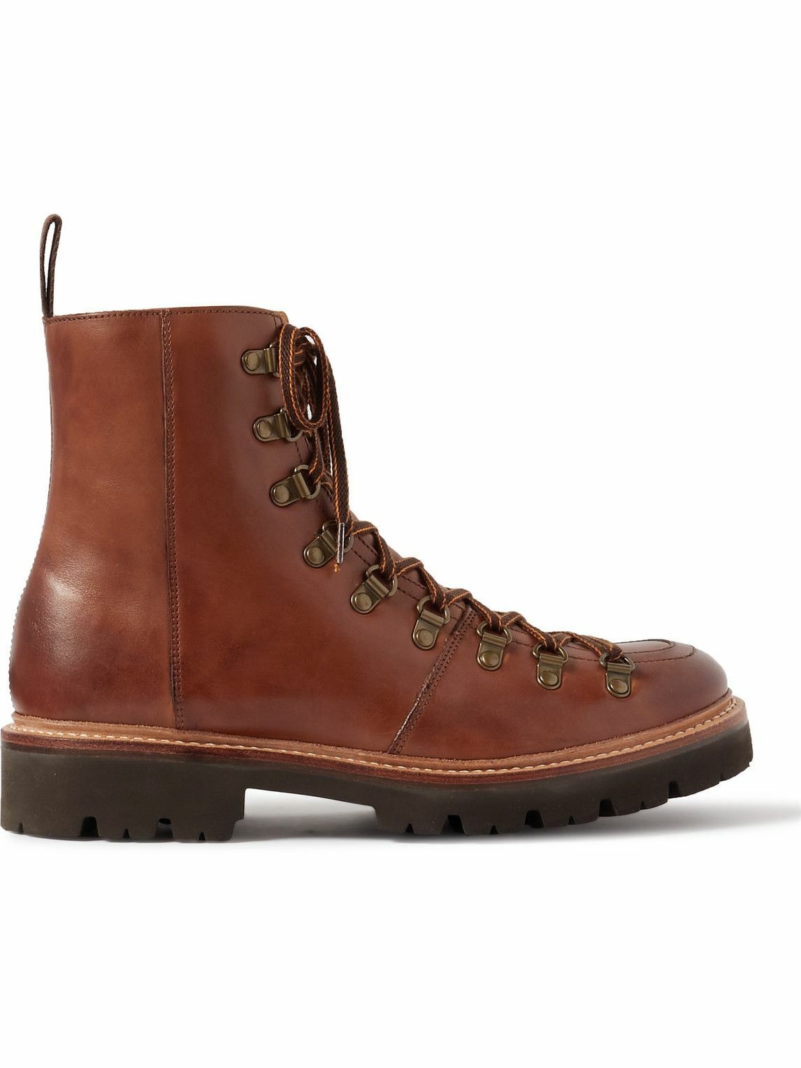 Photo: Grenson - Brady Polished-Leather Boots - Brown