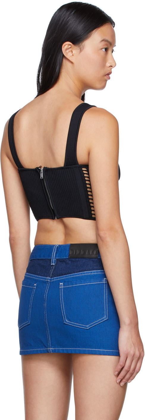 Dion Lee: Gray Corset Tank Top