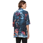 Valentino Blue Mural Jungle Shirt