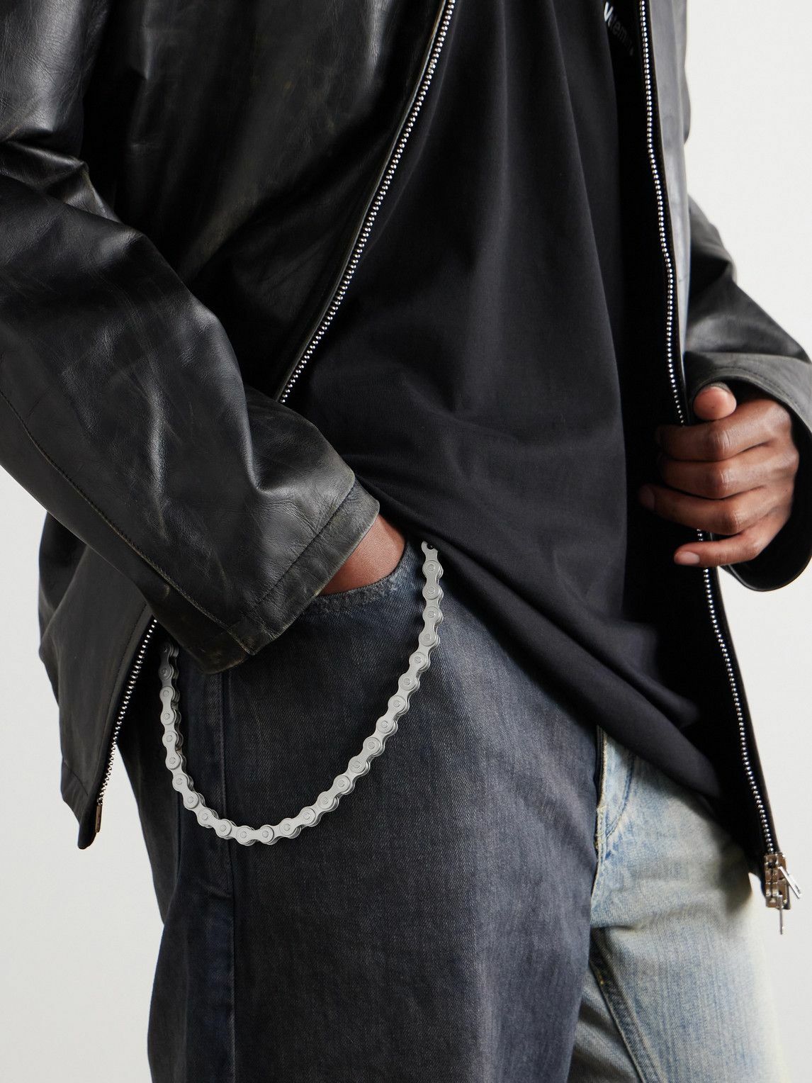小物 VETEMENTS Oversized Wallet Chain VETEMENTS - Biker Silver-Tone Wallet Chain Vetements