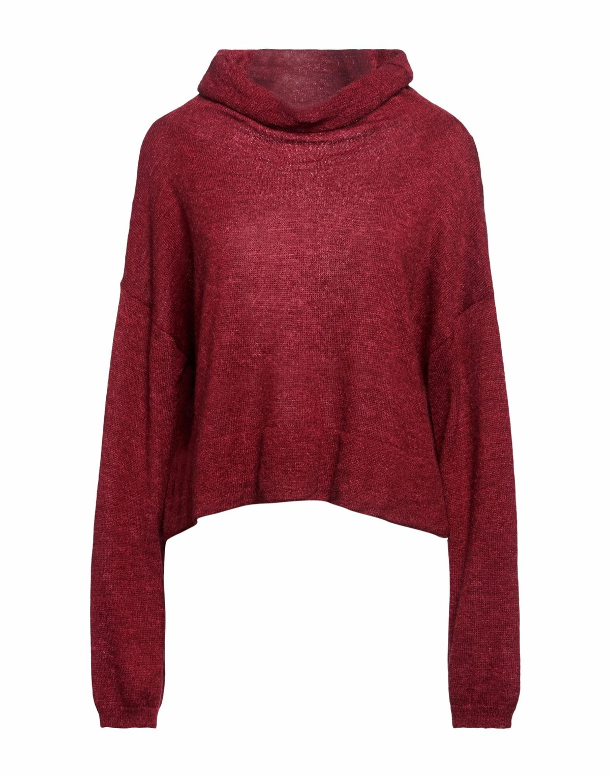 Manila Grace Womens Turtleneck Brick