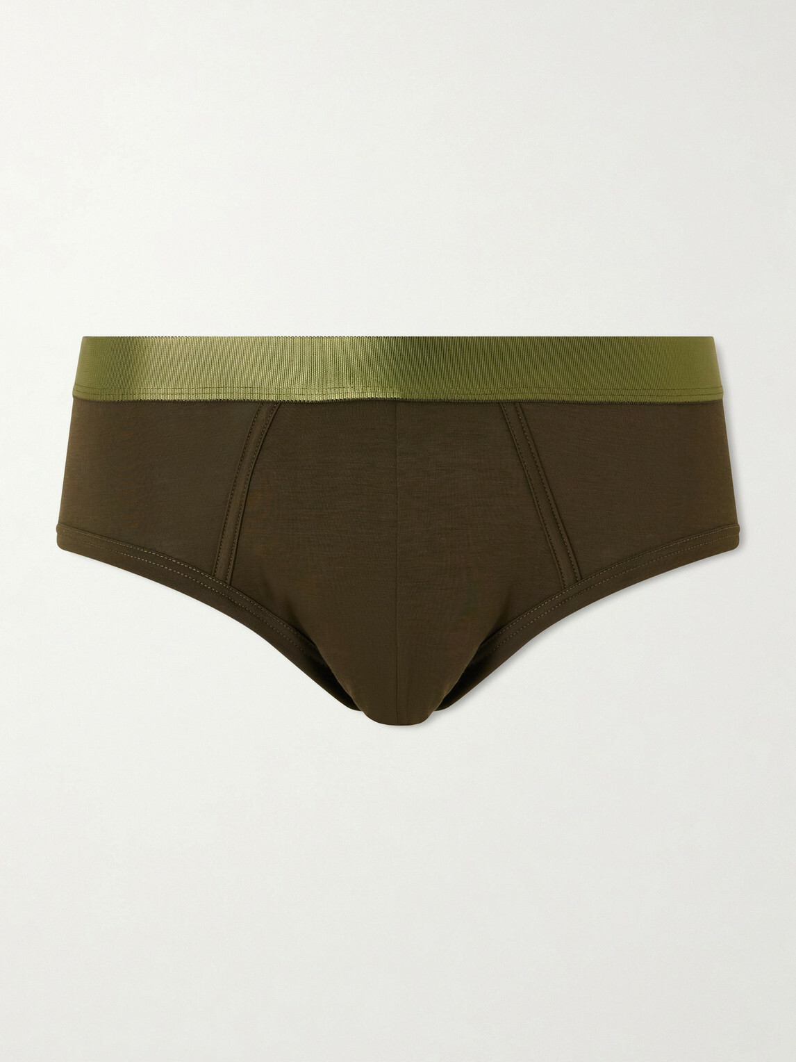 CDLP - Three-Pack Stretch-Lyocell Briefs - Green