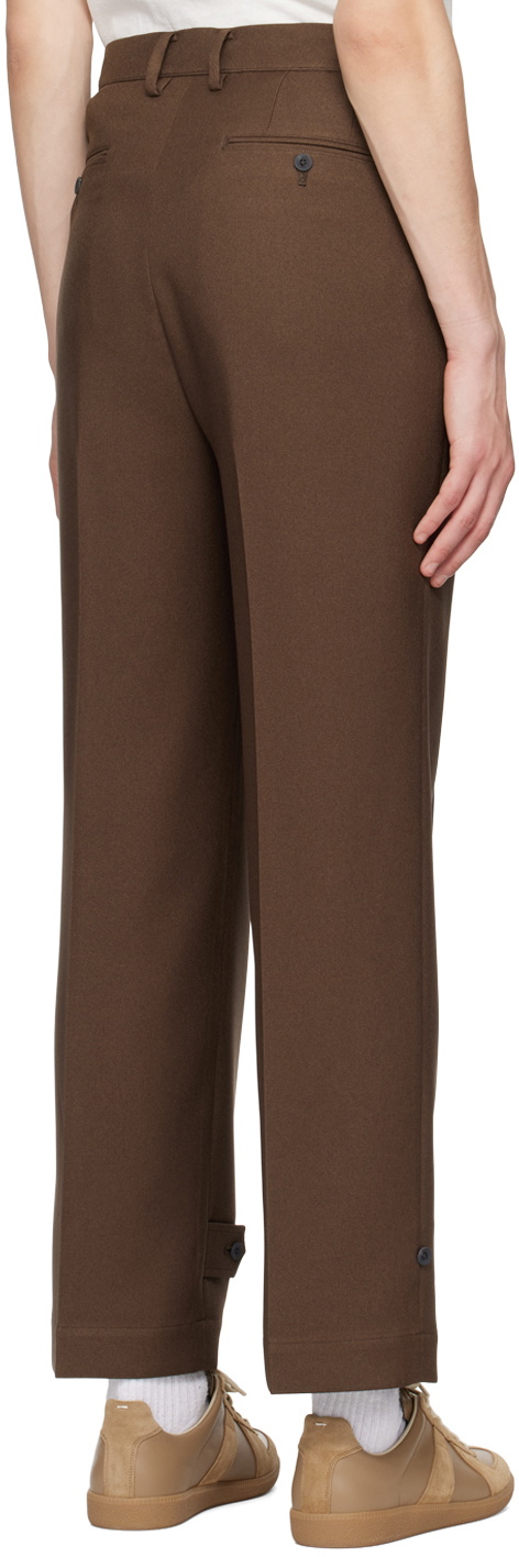 Kuro Brown 2Tuck Trousers