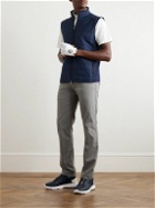 RLX Ralph Lauren - Stretch-Modal and Wool-Blend Jersey and Recycled-Ripstop Golf Gilet - Blue