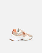Pinko Neutral Coloured Ariel Sneakers With Patent Details Vexillum Purple