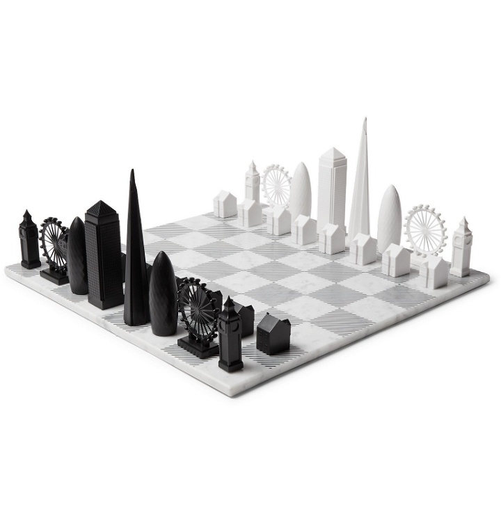 Photo: Skyline Chess - London Marble and Acrylic Chess Set - Black