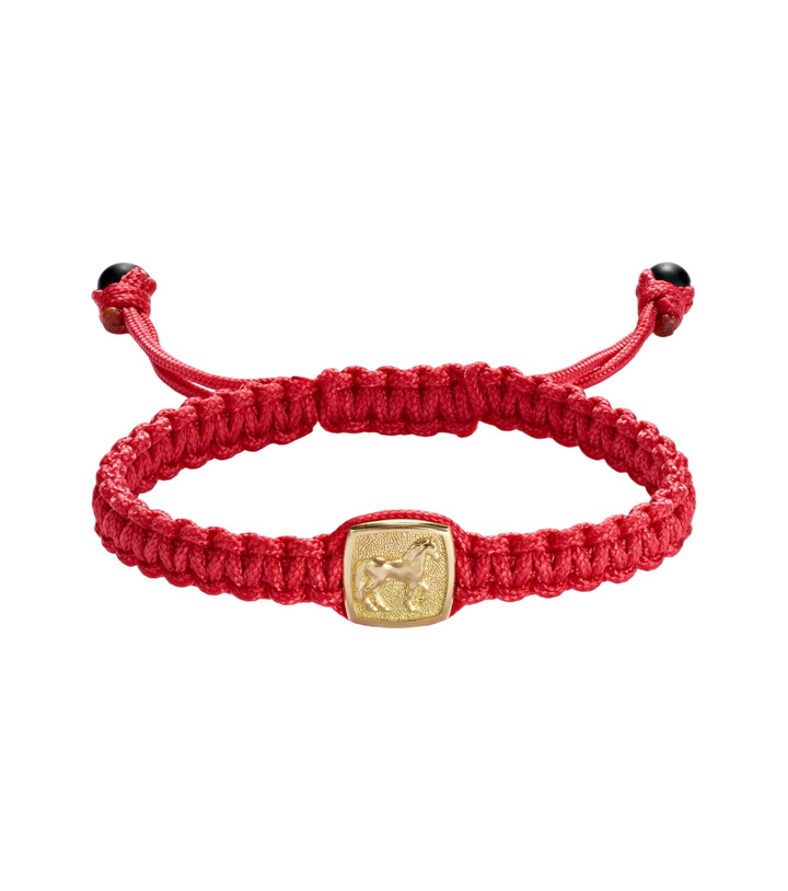 Photo: David Yurman Petrvs® Horse 18kt gold and Onyx bracelet