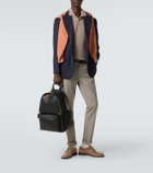 Brunello Cucinelli Logo leather backpack