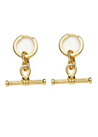 Missoma T-bar 18ct Gold Plated Drop Earrings - One Size