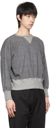 Taiga Takahashi Grey Cotton Sweatshirt