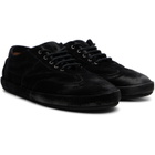 Marsèll Black Scatopelle Suede Sneakers