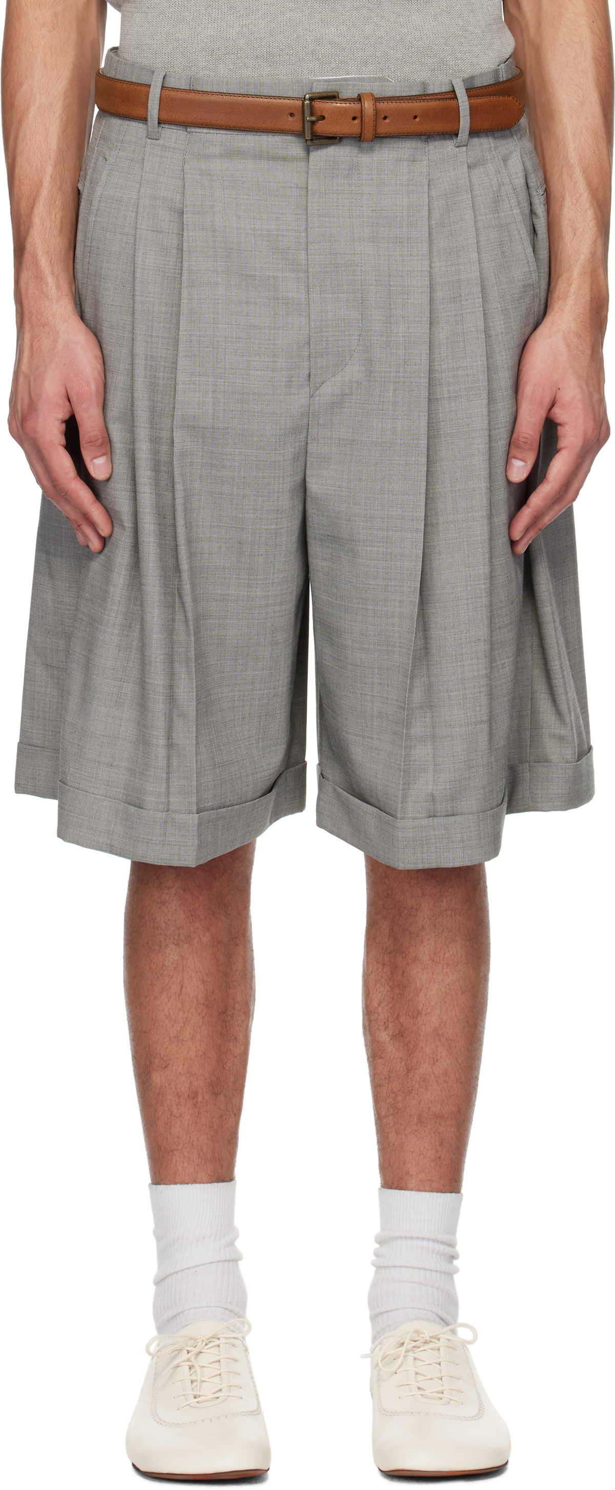 Hed Mayner Brown Layered Cargo Pants Hed Mayner