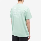Sporty & Rich Men's Villa T-Shirt in Jade/White