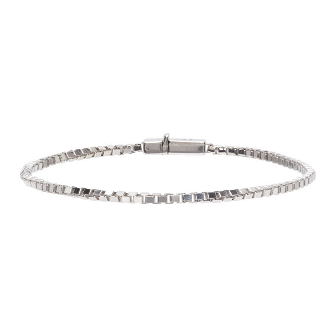 Tom Wood Silver Square Chain Bracelet Tom Wood