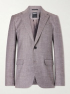 Zegna - Wool, Silk and Linen-Blend Suit Jacket - Brown