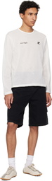 Courrèges White Printed Mesh T-shirt