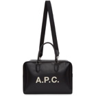A.P.C. Black Paul Duffle Bag