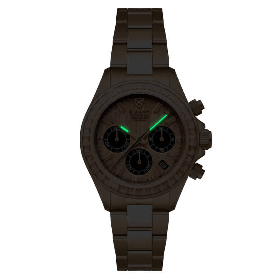Duxot Accelero Meteorite Chronograph Rose Gold-tone Dial Mens Watch DX-2071-44