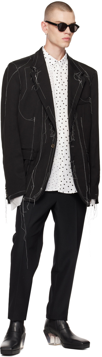 NICOLAS ANDREAS TARALIS Black Techno Trousers