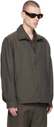 Engineered Garments Brown Spread Collar Jacket