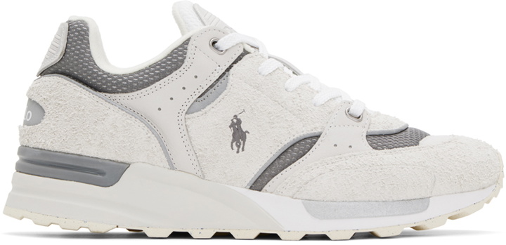 Photo: Polo Ralph Lauren Gray Trackster 200 Sneakers