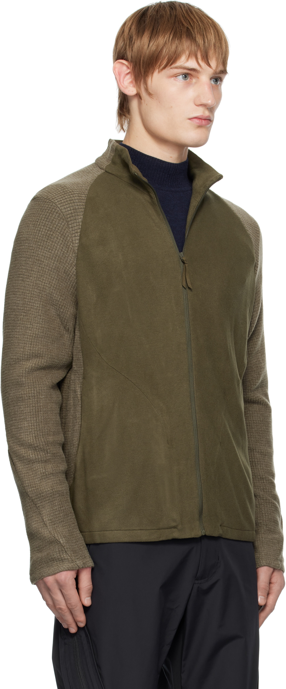 POST ARCHIVE FACTION (PAF) Khaki 7.0 Right Sweatshirt