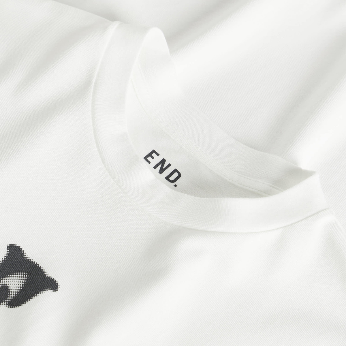 END. Cross T-shirt in Off White