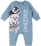 Kenzo Baby Blue Arctic Animals Jumpsuit
