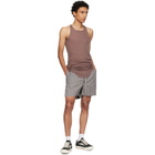 Rick Owens Purple Tower Basic Rib Tank Top