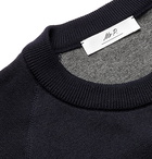 Mr P. - Double-Faced Knitted Sweater - Blue