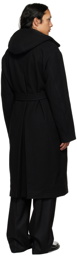 LE17SEPTEMBRE Black Hooded Coat