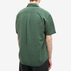 Foret Men's Largo Ripstop Short Sleeve Shirt in Dark Green