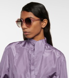 Celine Eyewear S201 oversized acetate sunglasses