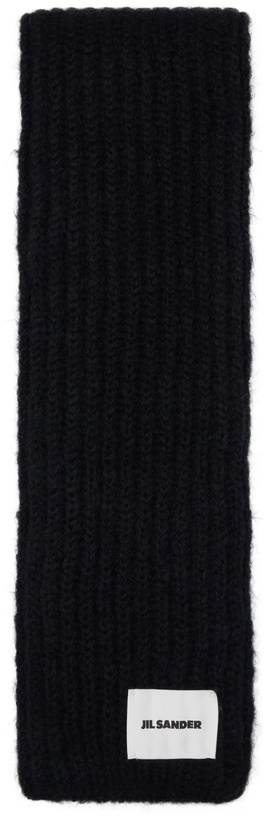Photo: Jil Sander Black PD Scarf