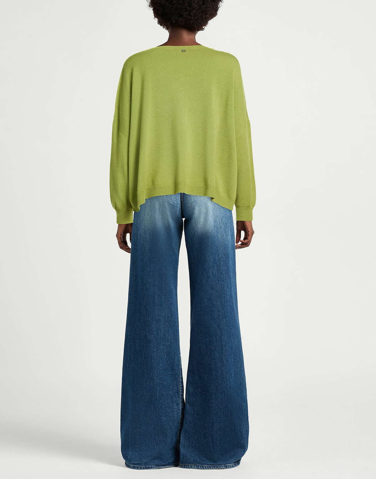 Manila Grace Womens Sweater in Green