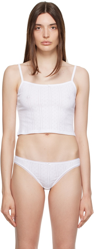 Photo: Cou Cou White 'The Picot' Camisole