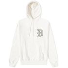 Drole de Monsieur Men's Drôle de Monsieur D Logo Popover Hoody in Cream